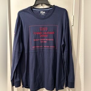 Mens Tommy Hilfiger Long Sleeve XXLT New Excellent Condition